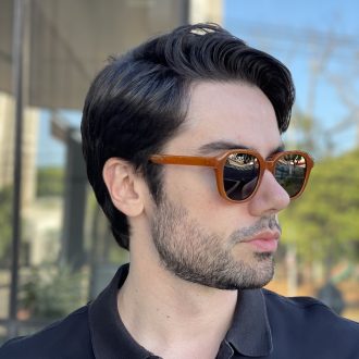 safine com br oculos de sol masculino quadrado caramelo luigi 1