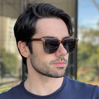 safine com br oculos de sol masculino quadrado marrom transparente michel 1