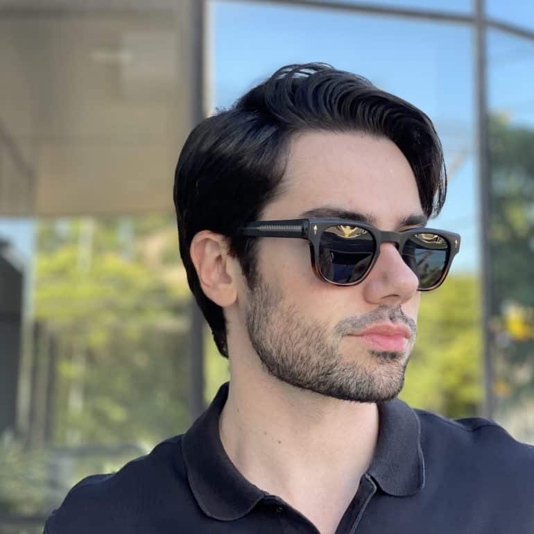 safine com br oculos de sol masculino quadrado preto e tartaruga thomas 1
