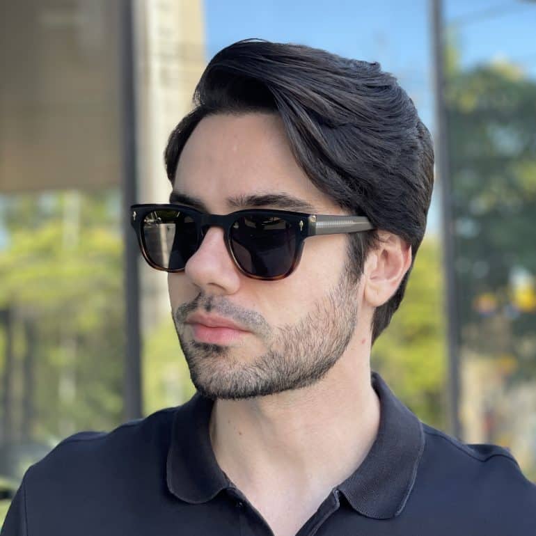 safine com br oculos de sol masculino quadrado preto e tartaruga thomas 3