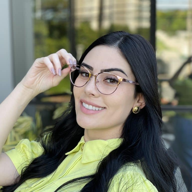 safine com br oculos feminino 3 em 1 clip on gatinho rose vitoria 1