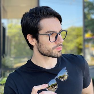 safine com br oculos 2 em 1 clip on masculino quadrado azul marcelo 1