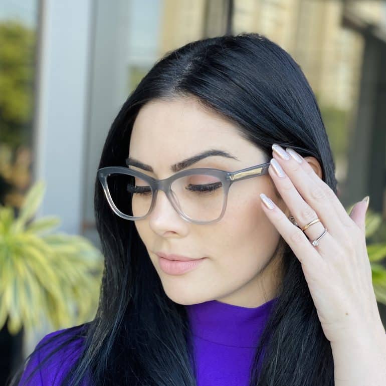 safine com br oculos de grau feminino gatinho cinza jolie 2