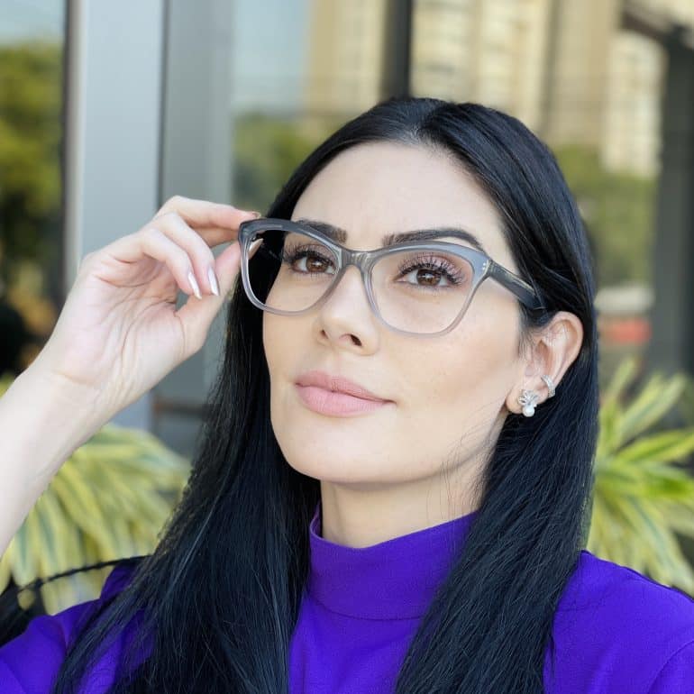 safine com br oculos de grau feminino gatinho cinza jolie 3