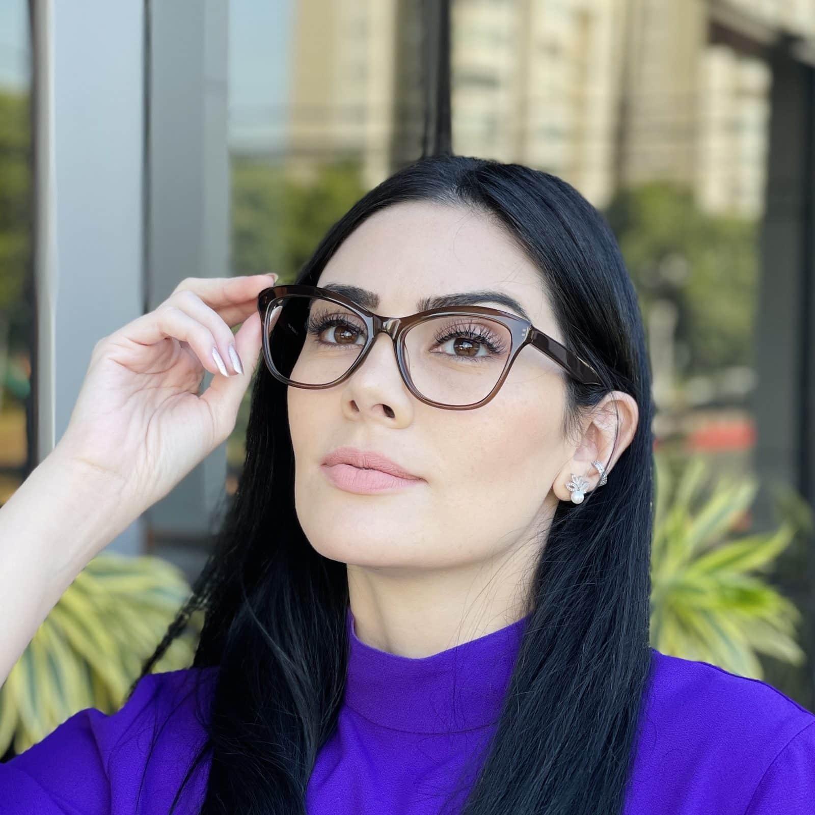 safine com br oculos de grau feminino gatinho marrom jolie 3 safine com br oculos de grau feminino gatinho marrom jolie 3