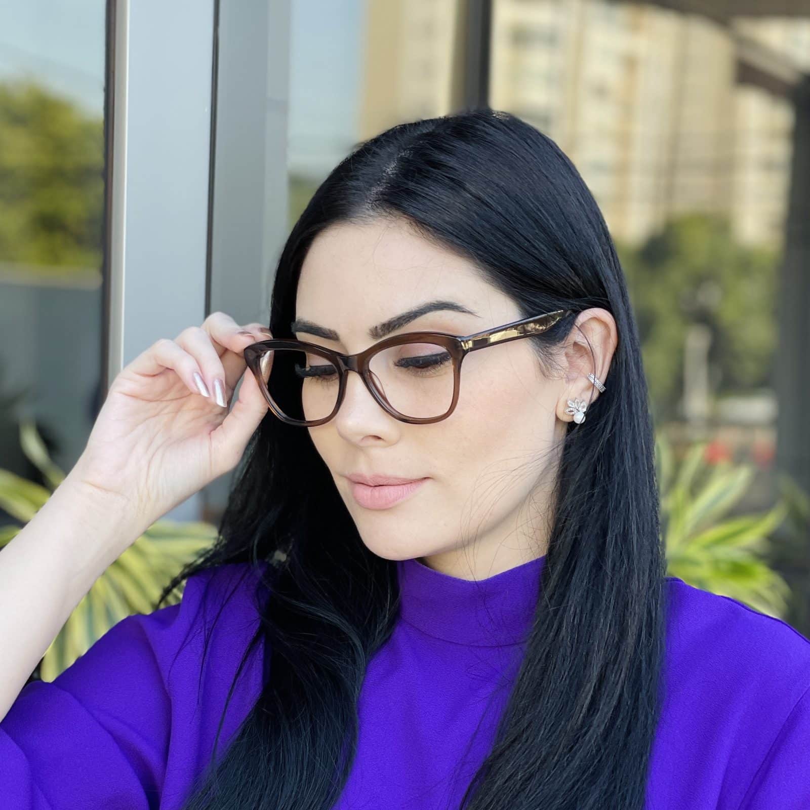 safine com br oculos de grau feminino gatinho marrom jolie 4 safine com br oculos de grau feminino gatinho marrom jolie 4