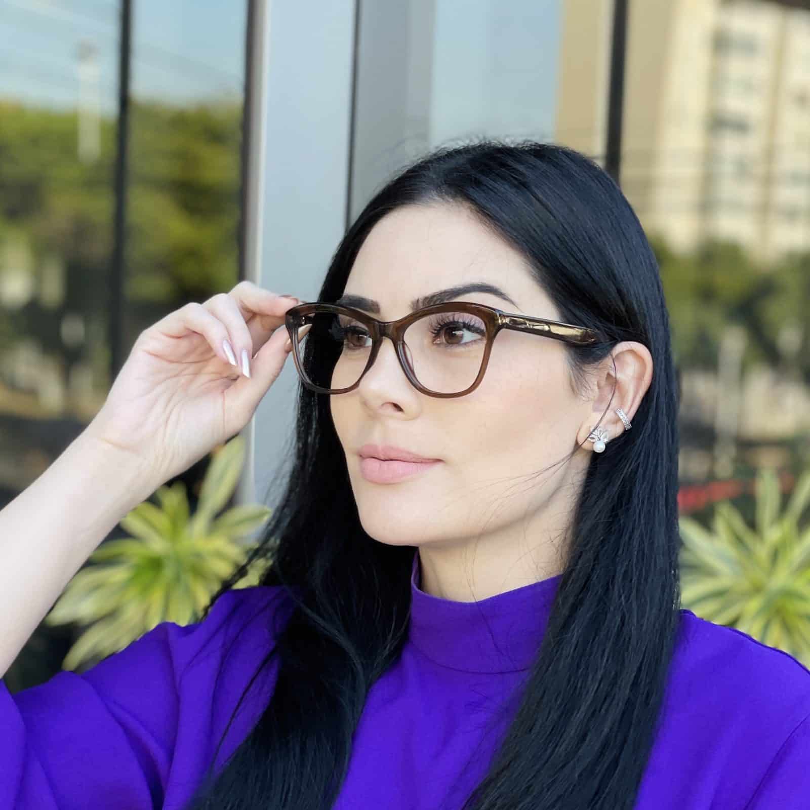 safine com br oculos de grau feminino gatinho marrom jolie 5 safine com br oculos de grau feminino gatinho marrom jolie 5