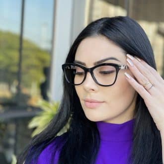 safine com br oculos de grau feminino gatinho preto jolie 2