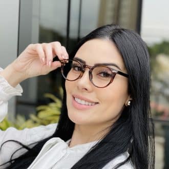 safine com br oculos de grau feminino gatinho rajado fantine