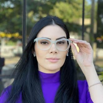 safine com br oculos de grau feminino gatinho verde claro jolie 1