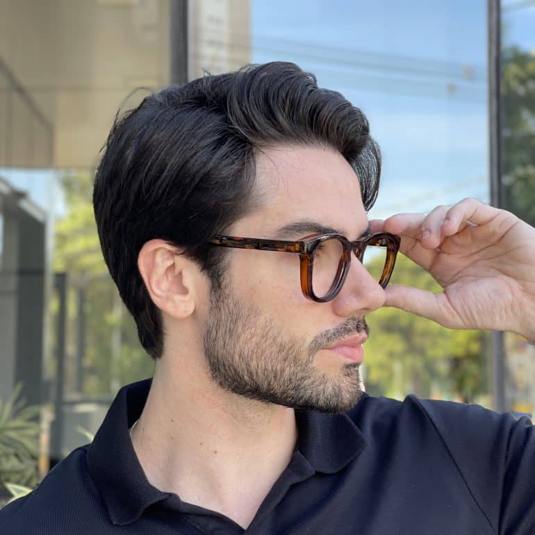 safine com br oculos de grau masculino quadrado tartaruga romeu 2