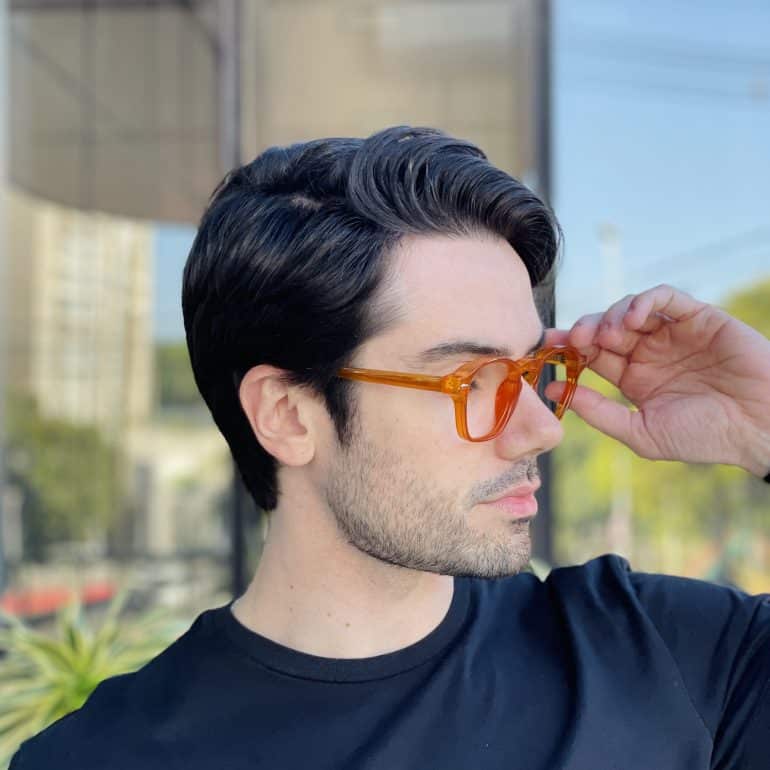 safine com br oculos de grau masculino redondo caramelo jorge 8