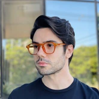 safine com br oculos de grau masculino redondo caramelo jorge 9