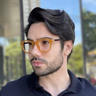 safine com br oculos de grau masculino redondo caramelo theodoro 3