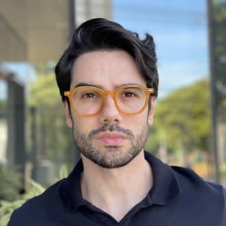 safine com br oculos de grau masculino redondo caramelo theodoro