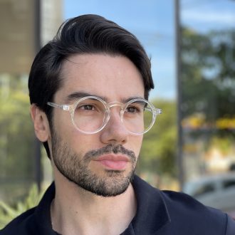 safine com br oculos de grau masculino redondo transparente olavo 1