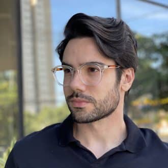 safine com br oculos de grau masculino redondo transparente theodoro 3