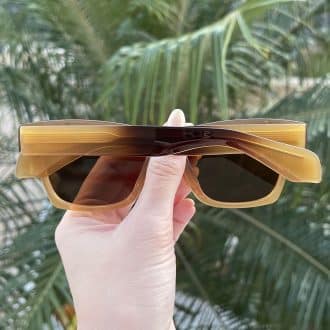 safine com br oculos de sol feminino retangular marrom clara 1
