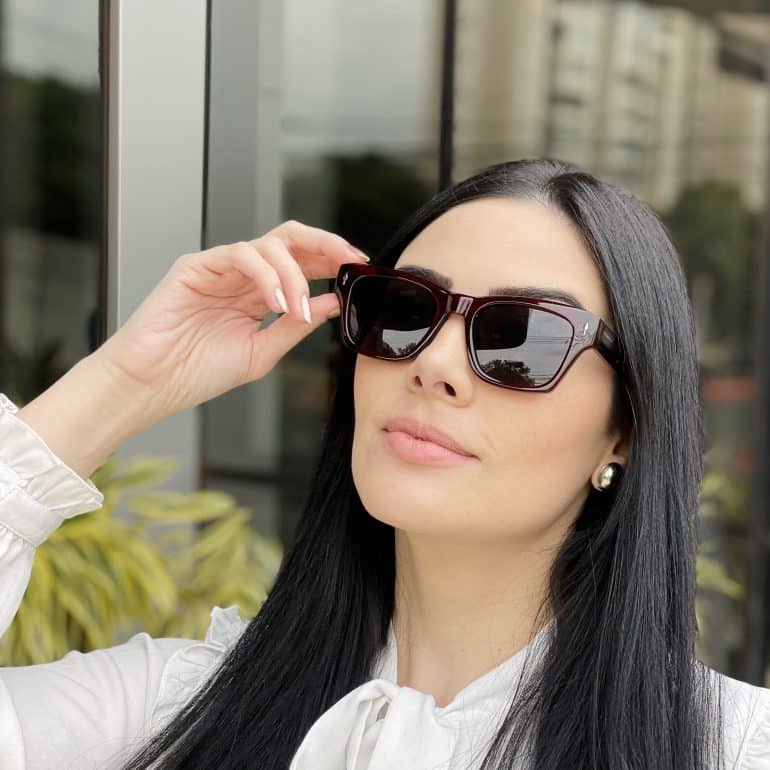 safine com br oculos de sol feminino retangular vinho clara 3