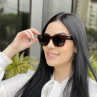 safine com br oculos de sol feminino retangular vinho clara