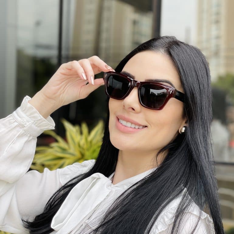 safine com br oculos de sol feminino retangular vinho clara 4