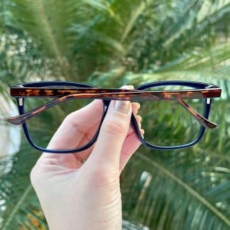 safine com br oculos feminino 2 em 1 clip on quadrado azul amalia 1