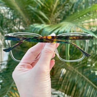 safine com br oculos feminino 2 em 1 clip on quadrado transparente amalia 1