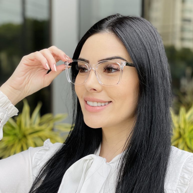 safine com br oculos feminino 2 em 1 clip on quadrado transparente amalia 1