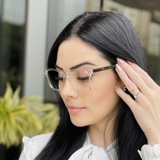 safine com br oculos feminino 2 em 1 clip on quadrado transparente amalia 2