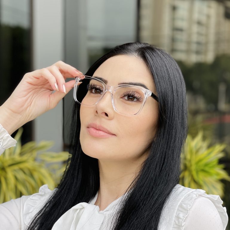 safine com br oculos feminino 2 em 1 clip on quadrado transparente amalia 3