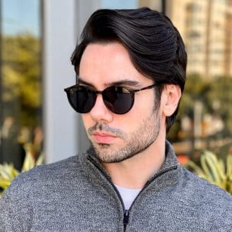 safine com br oculos 2 em 1 clip on masculino redondo tartaruga otto 1