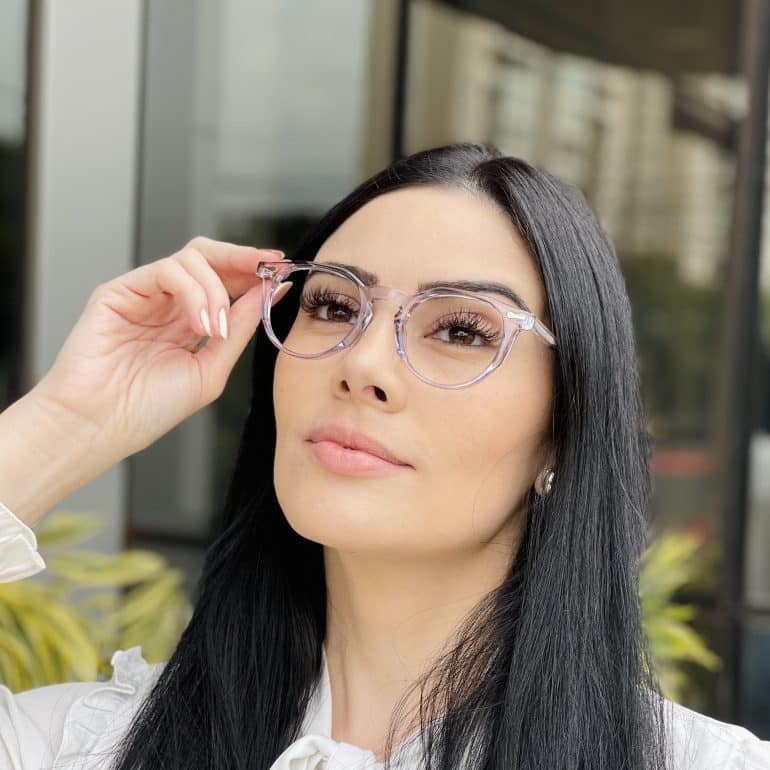 safine com br oculos de grau feminino gatinho lilas fantine 5