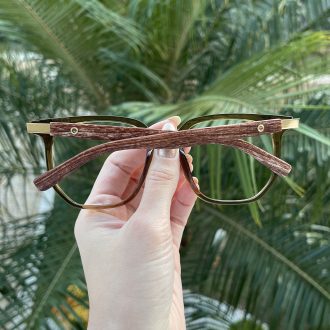 safine com br oculos de grau feminino quadrado marrom eloa 1