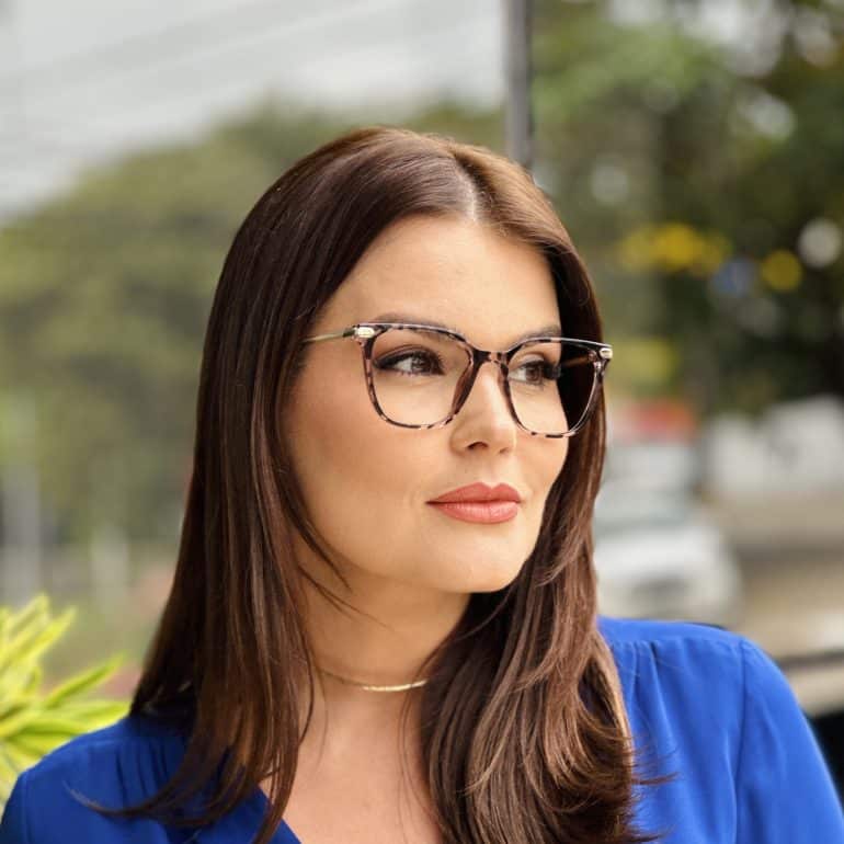safine com br oculos de grau feminino quadrado tartaruga e rosa lara 2