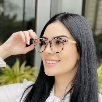 safine com br oculos de grau feminino redondo tartaruga e rosa jamile 6