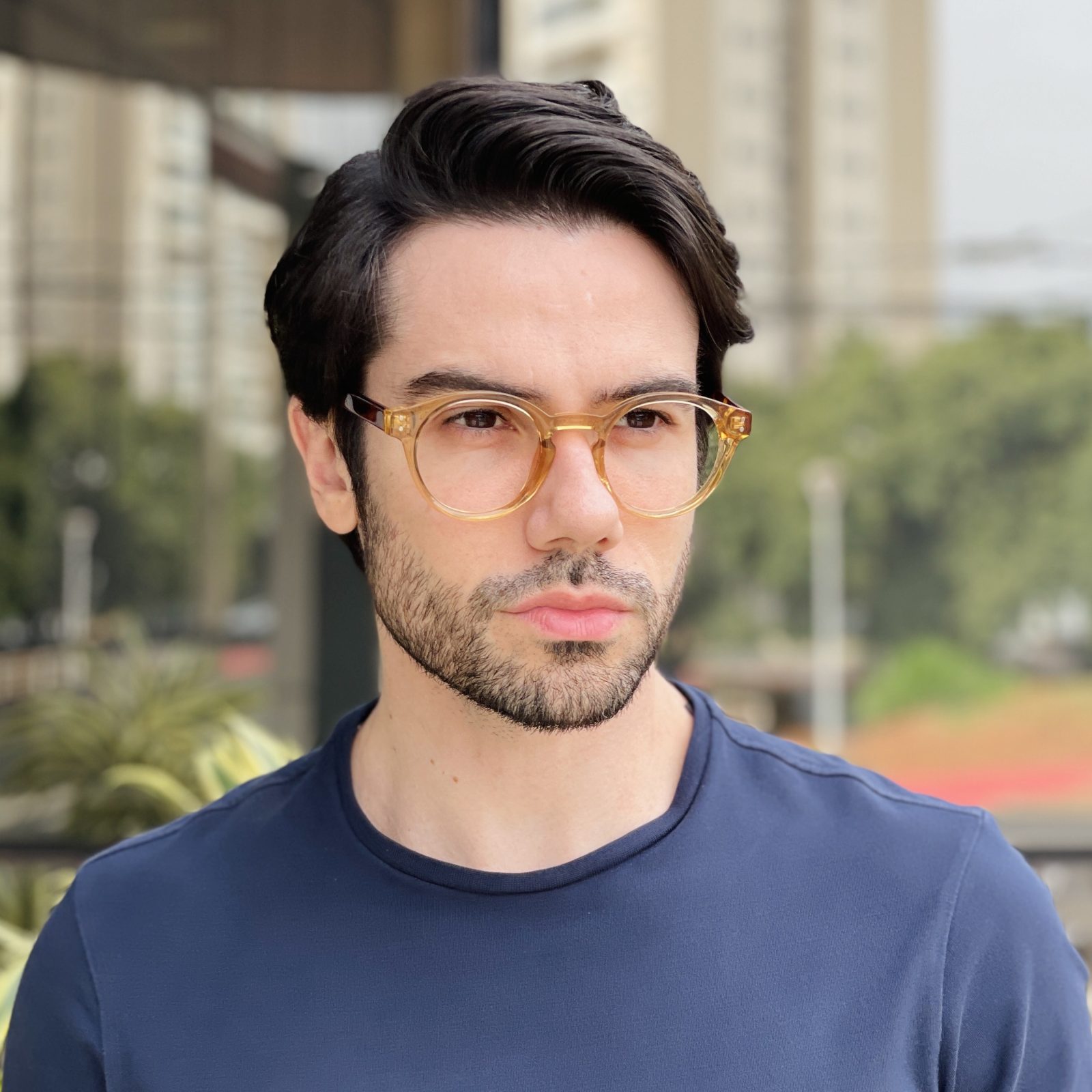 safine com br oculos de grau masculino redondo marrom transparente nicolas 2 safine com br oculos de grau masculino redondo marrom transparente nicolas 2