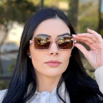 safine com br oculos de sol feminino quadrado cinza e rosa luci 4