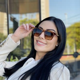 safine com br oculos de sol feminino quadrado rajado isabela