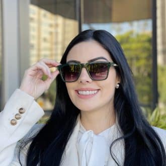 safine com br oculos de sol feminino quadrado verde isabela 3