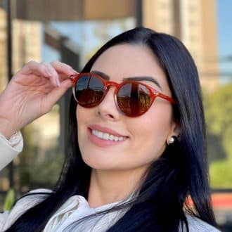 safine com br oculos de sol feminino redondo caramelo tati 2