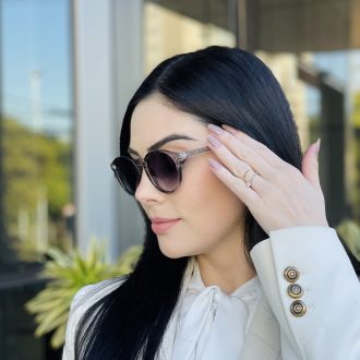 safine com br oculos de sol feminino redondo cinza tati 2