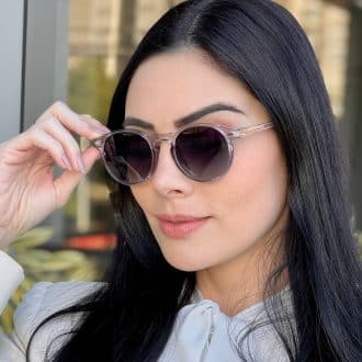 safine com br oculos de sol feminino redondo cinza transparente desiree 4