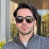 safine com br oculos de sol masculino quadrado azul rai 3