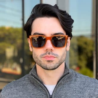 safine com br oculos de sol masculino quadrado caramelo enzo 3