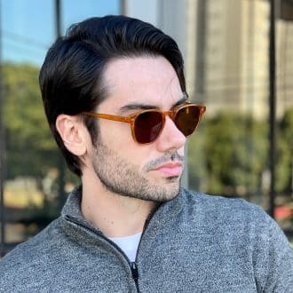 safine com br oculos de sol masculino redondo caramelo diogo 2