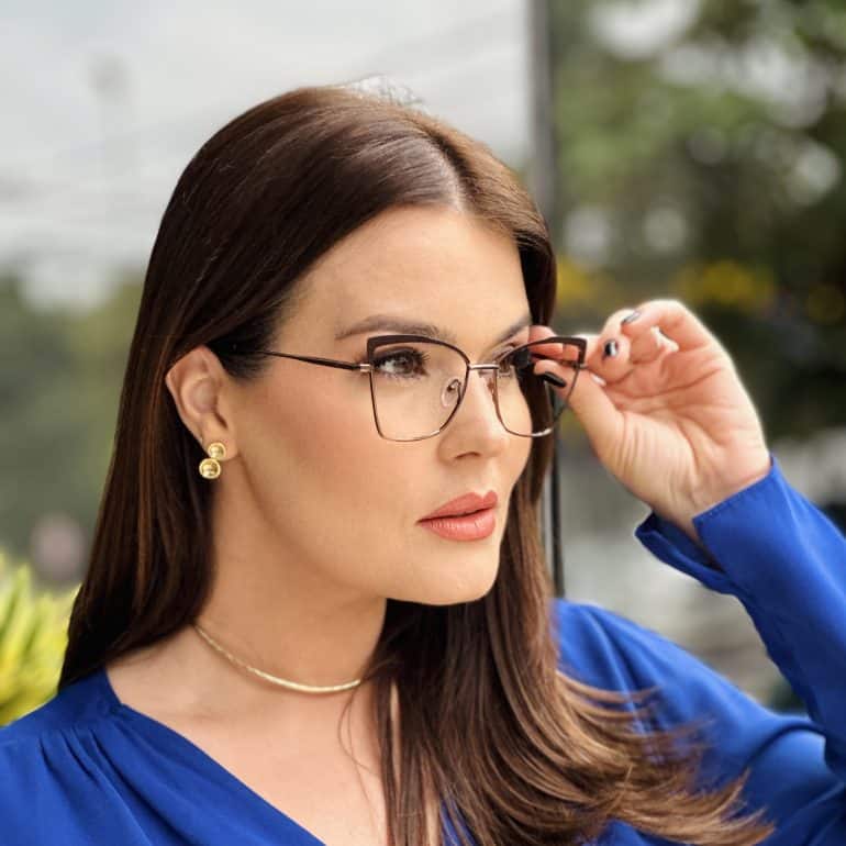 safine com br oculos feminino 2 em 1 clip on gatinho marrom isadora 3