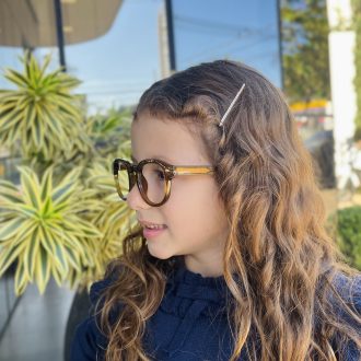 safine com br oculos infantil de grau redondo marrom babi 2