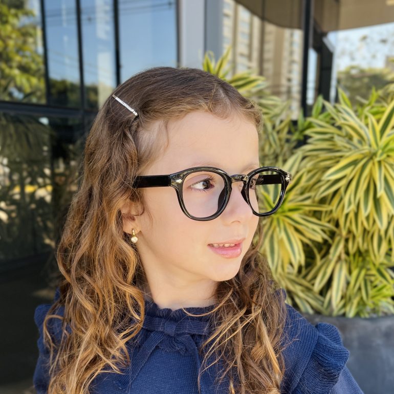 safine com br oculos infantil de grau redondo preto cica 1