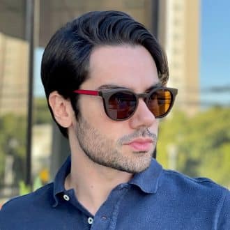 safine com br oculos 2 em 1 clip on masculino redondo marrom jonas 4