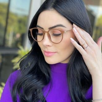safine com br oculos 2 em 1 clip on redondo bege cloe
